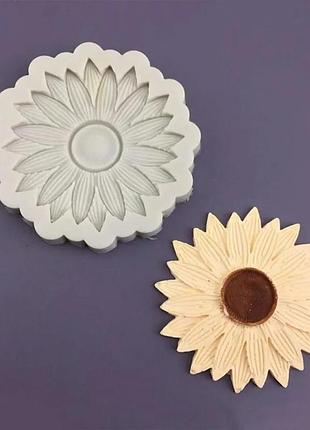 Молд силіконовий квітка - діаметр молда 5,8 см, силікон