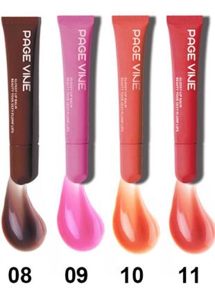 Зволожуючий блиск для губ peptide lip tint page vine, (shimmer peach), 12 мл