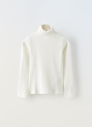 Базовий бавовняний гольф zara  в рубчик