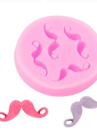 Силіконовий молд "вуса" - 4,5 см