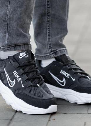 Кроссовки мужские легкие nike air zoom structure black стильные черные повседневные кроссовки найк на лето2 фото