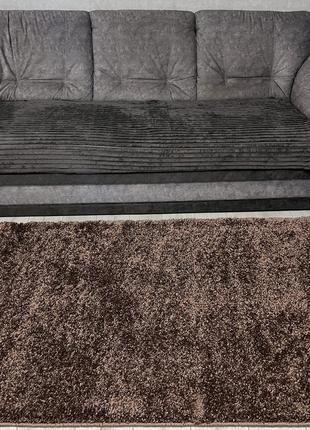 Ковер 1.2x1.7 м с высоким ворсом fantasy brown 12500/90