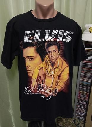 Футболка двостороння  elvis presley - rock & roll legend !!