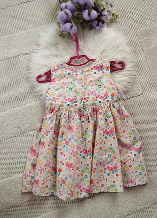 Платье h&amp;m на девочку р 86 размер
