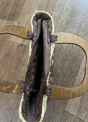 Сумка багет соломʼяна нова 3