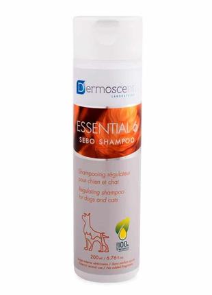 Dermoscent essential-6 sebo shampoo себорегулюючий шампунь для котів і собак, 200 мл