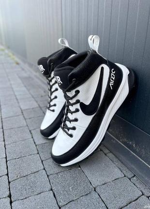 Чоловічі зимові шкіряні кросівки nike8 фото