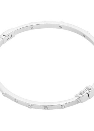 Серебряный браслет silverthin с фианитами, вес изделия 13,37 гр (2153931) 18 размер