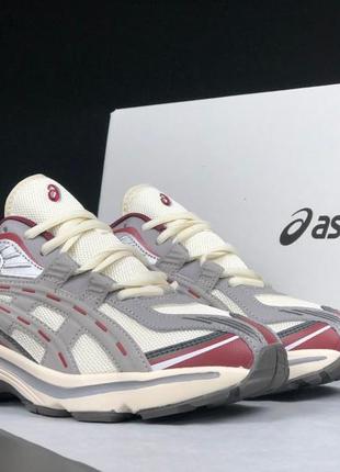 Чоловічі кросівки asics gel-preleus бежеві з сірим1 фото