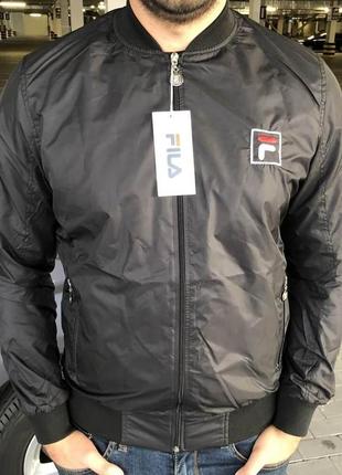 Куртка fila track jacket f black