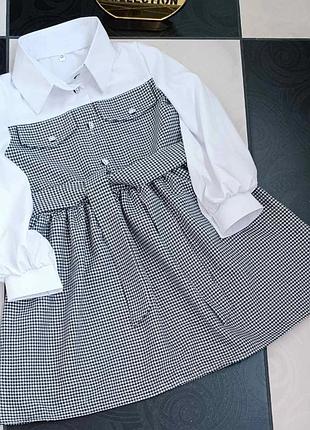 Платье школьное нарядное