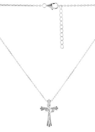 Серебряное колье silverthin с без камней, вес изделия 5,18 гр (2109280) 450500 размер