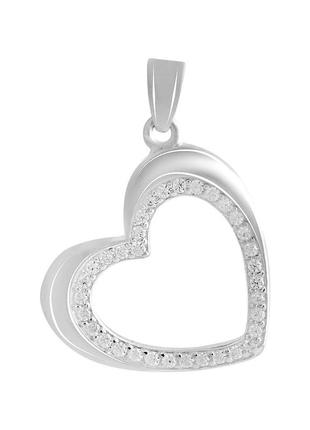 Серебряная подвеска silverthin с фианитами (2138297)