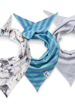 3 шт яскравий дитячий снуд, шарфик, слюнявчик, косинка, бавовна  від tcm tchibo (чібо), німеччина