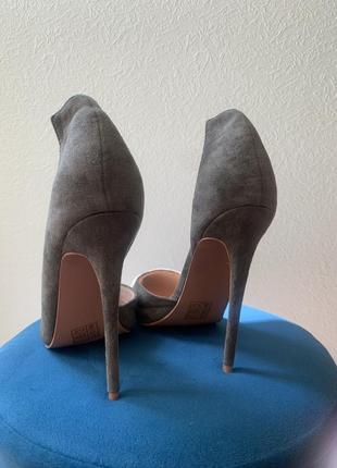 Лодочки оливкового кольору lost ink, туфлі на шпильці, high heels7 фото