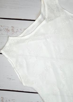Нежная белая свободная блуза с открытыми плечами new look, размер 44 - 467 фото