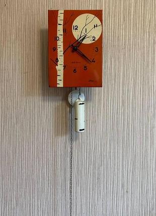 Часы ходики, часы настенные, часы механические, часы для дома, часы маяк, часы березка