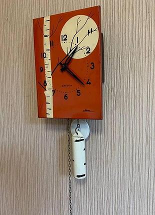 Часы ходики, часы настенные, часы механические, часы для дома, часы маяк, часы березка