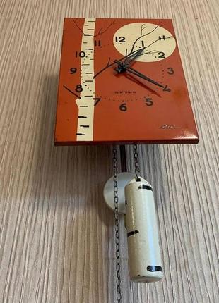 Часы ходики, часы настенные, часы механические, часы для дома, часы маяк, часы березка