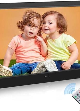 Youyu цифровая фоторамка 10 дюймов, plug & play, ips-дисплей, автоматическое воспроизведение фото/видео/календ