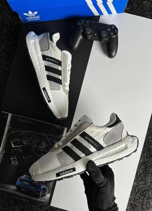 Чоловічі кросівки adidas retropy e5 texture white black grey