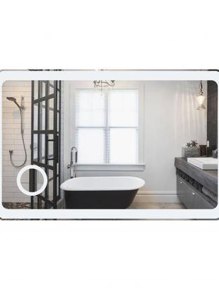 Дзеркало qtap aquarius 1200х800 з led-підсвічуванням кнопковий перемикач, лінза, qt2178141980120w