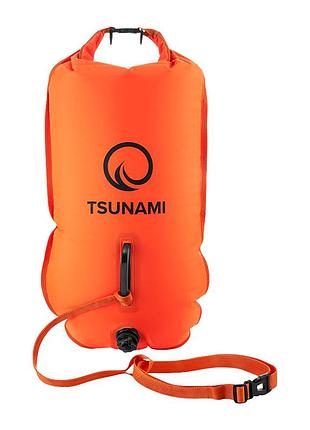 Буй для плавання tsunami надувний 2 в 1 orange (p-5907739312716)