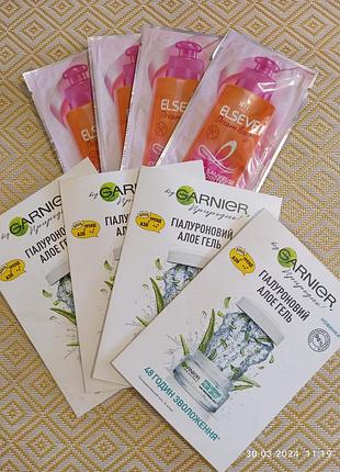 Пробники косметики l'oreal paris, garnier