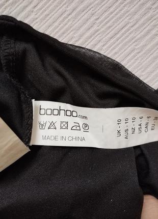 Мегаклассная гипюровая прозрачная юбка макси с трусиками декорированная кружевными цветами boohoo10 фото