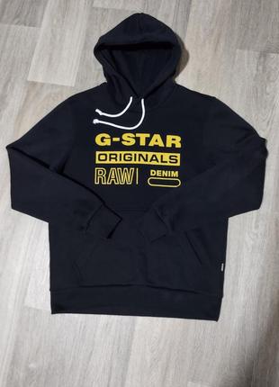Чоловіче худі/толстовка/g-star raw/чорна кофта з капюшоном/ чоловічий одяг/