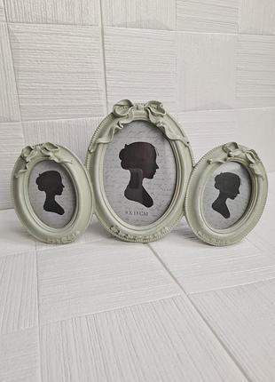 Изысканная фоторамка на 3 фотографии