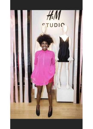 Шикарная шелковая блуза h&amp;m studio