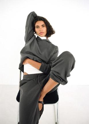 Костюм сірий жіночий зара zara s,m