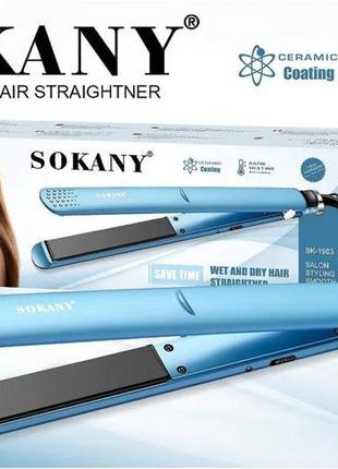 Праска для волосся керамічна sokany sk-1903 щипці для вирівнювання волосся salemarket