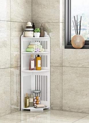 Полиця стелаж пластикова у ванну кутова pk-05 (80 cm*20 cm*20 cm) salemarket