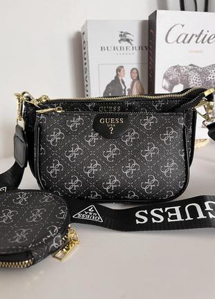 Жіноча сумочка в стилі guess, гесс, крос-боді