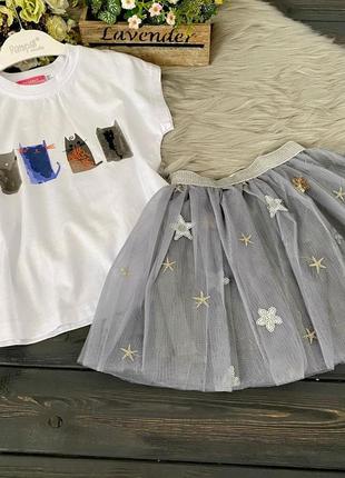 Костюм котики с юбкой