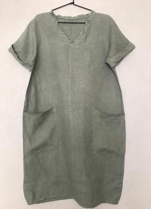 Плаття льняне