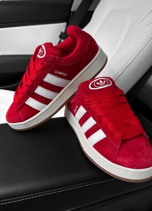 Кроссовки adidas campus натуральный замш