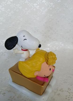 Peanuts movie салли и снупи хэппи мил игрушка макдональдс 2015