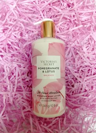 Натуральний зволожуючий лосьйон для тіла beauty pomegranate & lotus balance victoria's secret, 341 g