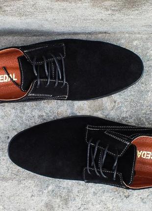 Замшеві туфлі 43 розмір на стопу 28,2 см