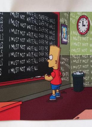 Коврик для компьютерной мыши the simpsons ковер подставка симпсоны барт мультфильм