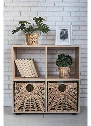 Стелаж furnigrade c - 8 сонома 730х730х320