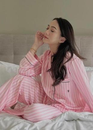 Сатинова піжама victoria's secret вікторія сікрет оригінал2 фото