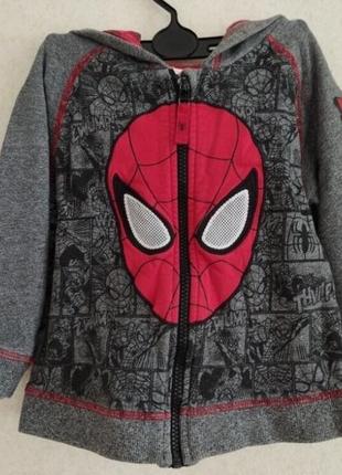 Кенгуру спортивная кофта с шляпой человек паук spider man