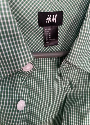 Рубашка 100% хлопок новая h&m фирма