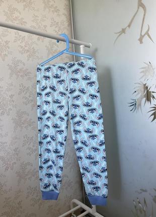 Брюки stitch стяжка пижама disney