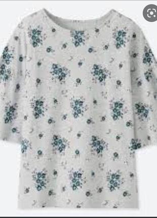 Uniqlo футболка з рукавами-воланами