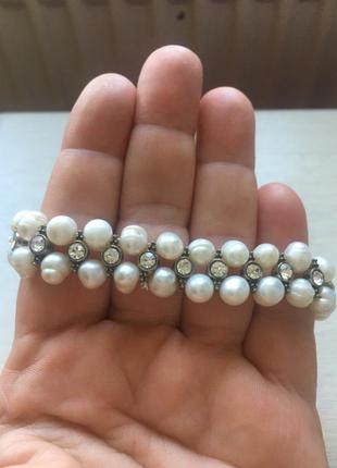 Браслет из натурального жемчуга